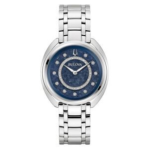 Bulova Women's Classic Duality Blue Dial Watch - 96X160